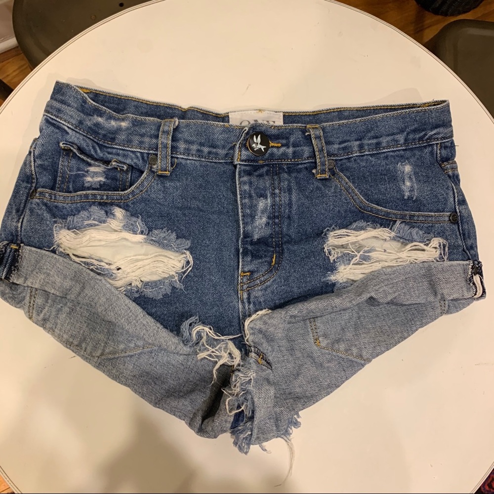 One teaspoon jean shorts